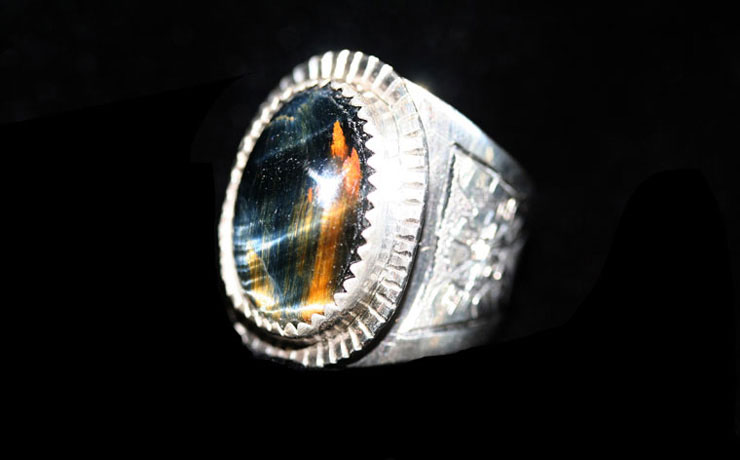 tiger eye ring